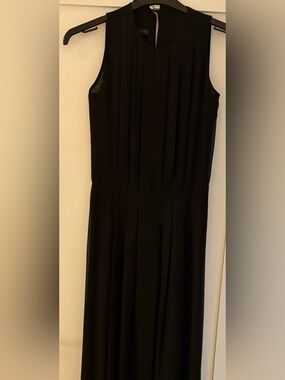 Elegant Black Sleeveless Maxi Dress by Tavan and Mitti.